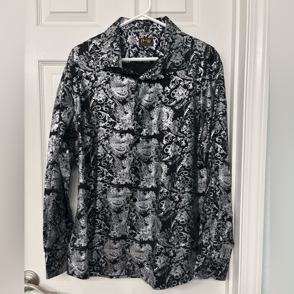 Barry Wang Men’s Disco Dress Shirt